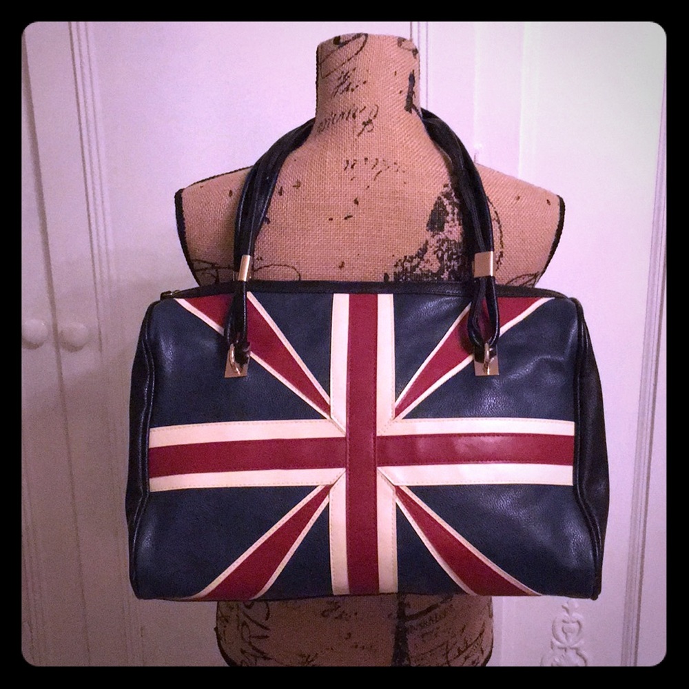 “Union Jack” duffle bag style Handbag
